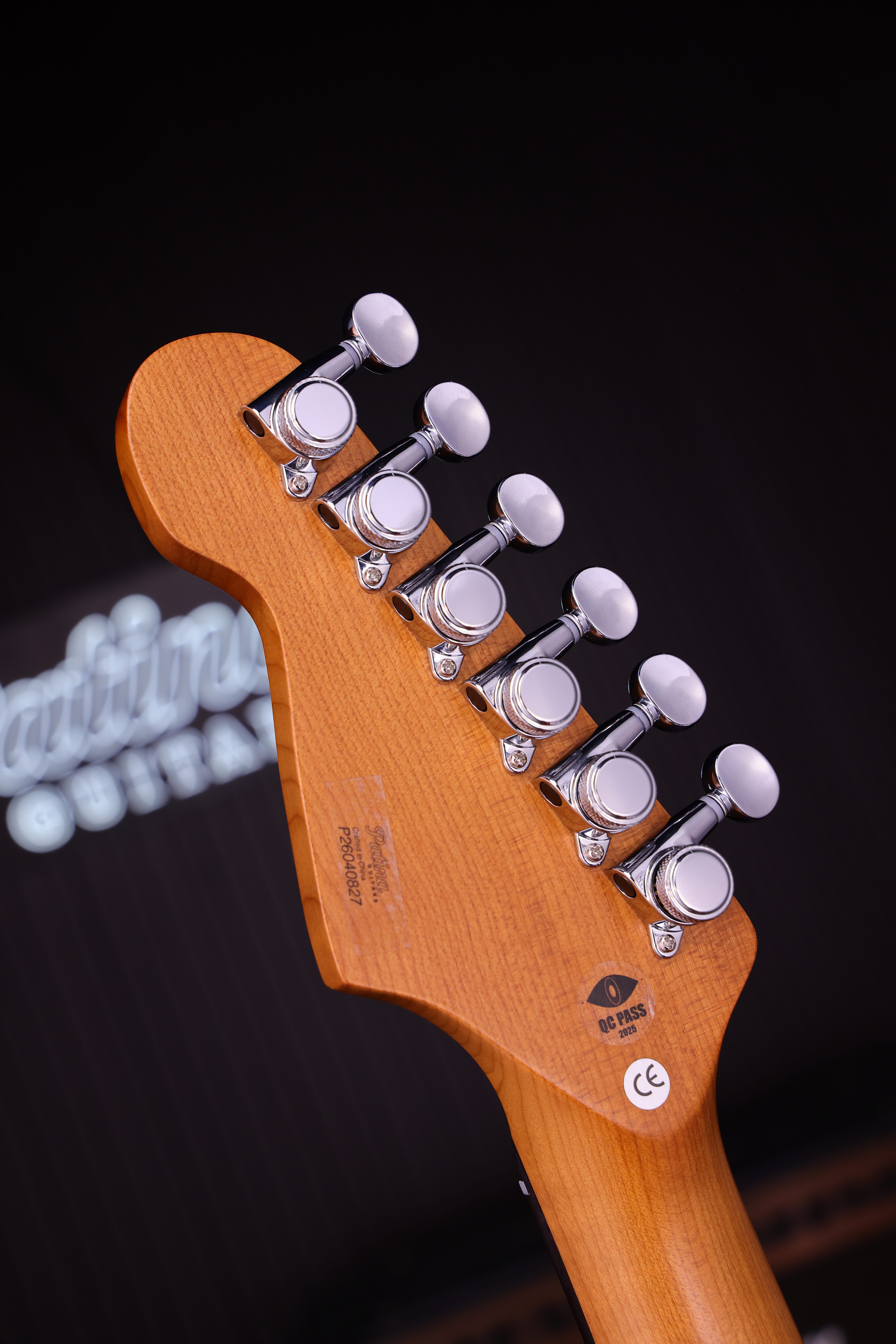 PS-4 Fiesta Red HSS ST-Style E-Gitarre